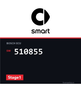 Smart ForTwo 510855 Stage1 tuning file