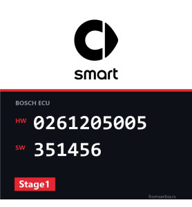 Smart 600 0261205005 351456 Stage1 tuning file