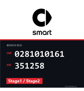 Smart CDI 0281010161 351258 Stage1 / Stage2 tuning file
