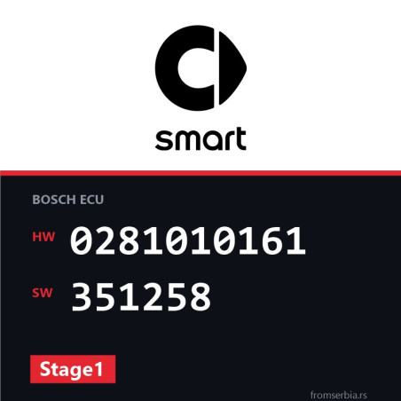 Smart CDI 0281010161 351258 Stage1 tuning file