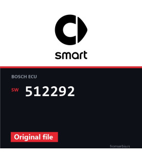 Smart ForTwo 512292 original ECU file