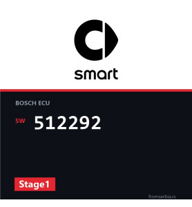 Smart ForTwo 512292 Stage1 tuning file