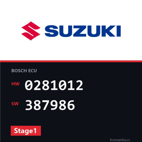 Suzuki Grand Vitara 0281012 387986 Stage1 tuning file