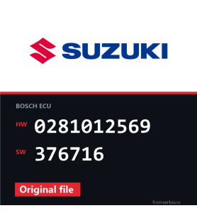 Suzuki Vitara 0281012569 376716 original ECU file