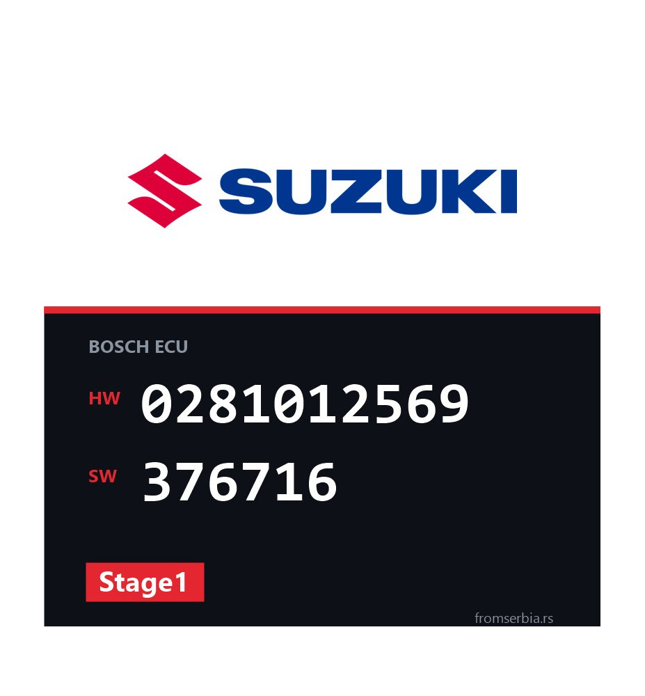 Suzuki Vitara 0281012569 376716 Stage1 tuning file