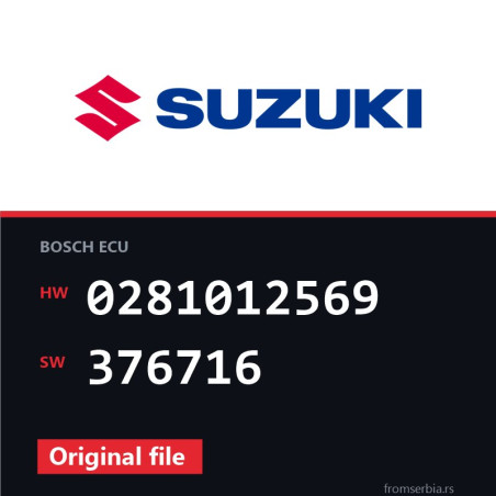 Suzuki Vitara 0281012569 376716 original ECU file