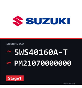 Suzuki Vitara 5WS40160A-T PM21070000000 Stage1 tuning file