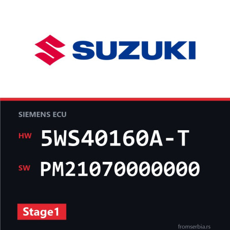 Suzuki Vitara 5WS40160A-T PM21070000000 Stage1 tuning file
