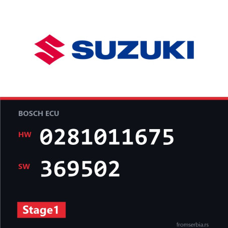 Suzuki Vitara 0281011675 369502 Stage1 tuning file