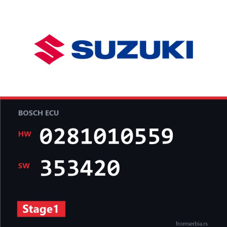 Suzuki Vitara 0281010559 353420 Stage1 tuning file