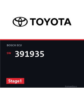 Toyota yaris 391935 Stage1 tuning file