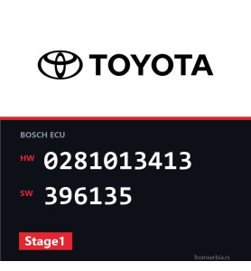 Toyota Auris 0281013413 396135 Stage1 tuning file