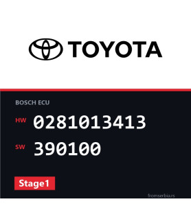 Toyota Yaris 0281013413 390100 Stage1 tuning file