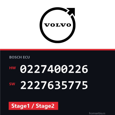 Volvo 850 0227400226 2227635775 Stage1 / Stage2 tuning file