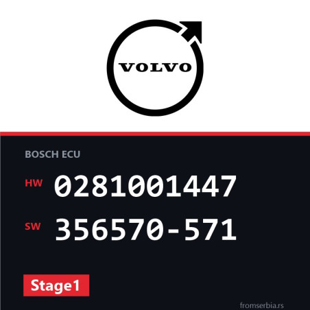 Volvo 850 0281001447 356570-571 Stage1 tuning file