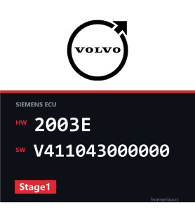 Volvo V40 2003E V411043000000 Stage1 tuning file