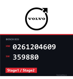 Volvo V70 0261204609 359880 Stage1 / Stage2 tuning file