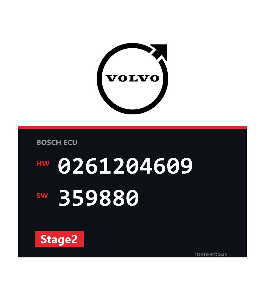 Volvo V70 0261204609 359880 Stage2 tuning file