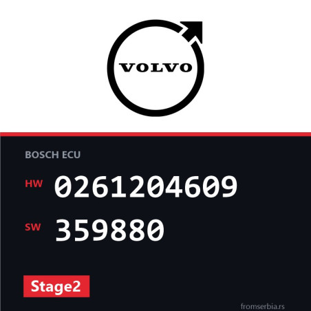 Volvo V70 0261204609 359880 Stage2 tuning file