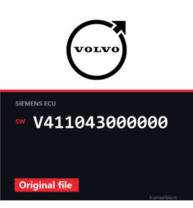 Volvo V40 V411043000000 original ECU file