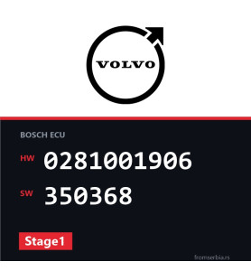 Volvo V40 0281001906 350368 Stage1 tuning file