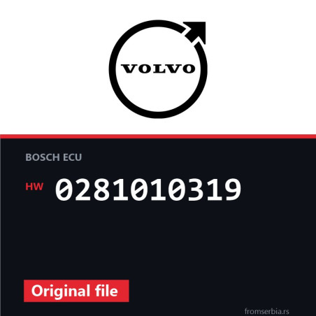 Volvo V70 0281010319 original ECU file