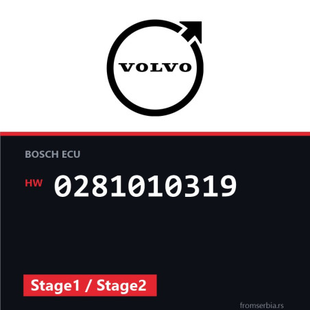 Volvo S60 0281010319 Stage1 / Stage2 tuning file