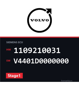 Volvo V40 1109210031 V4401D0000000 Stage1 tuning file