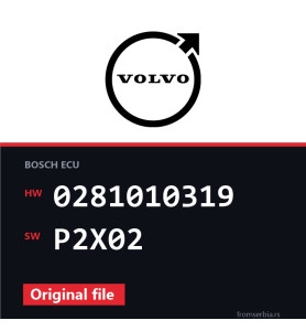 Volvo S60 0281010319 P2X02 original ECU file