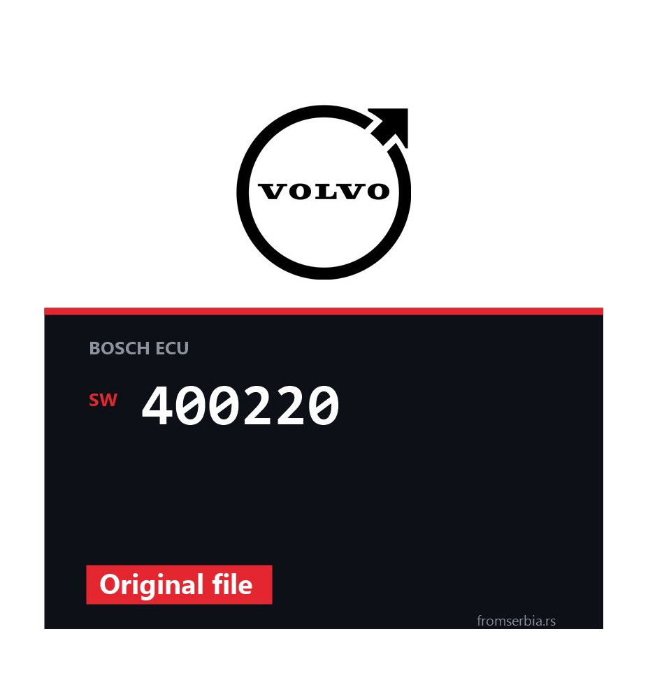Volvo X70 400220 original ECU file