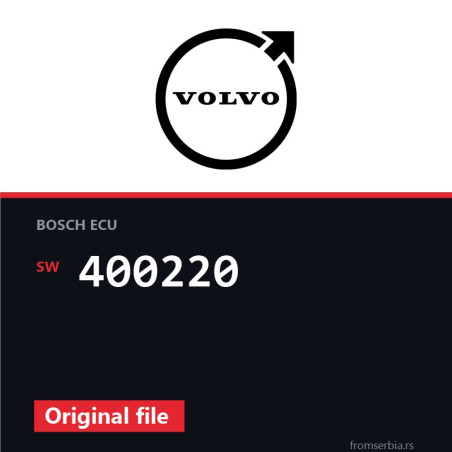 Volvo X70 400220 original ECU file