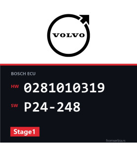 Volvo S60 0281010319 P24-248 Stage1 tuning file