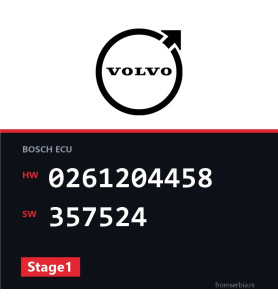Volvo V70 0261204458 357524 Stage1 tuning file