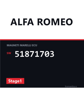 Alfa Romeo Mito 51871703 Stage1 tuning file