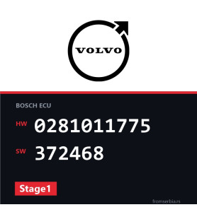 Volvo S40 0281011775 372468 Stage1 tuning file