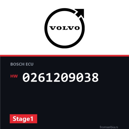 Volvo S70T5 0261209038 Stage1 tuning file