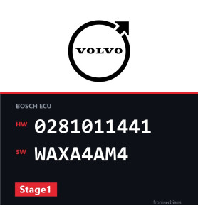 Volvo S80 0281011441 WAXA4AM4 Stage1 tuning file