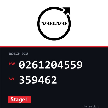 Volvo C70 0261204559 359462 Stage1 tuning file