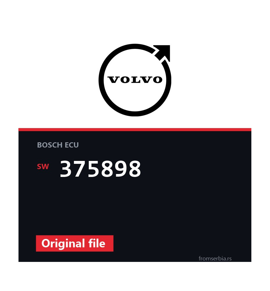 Volvo XC90 375898 original ECU file