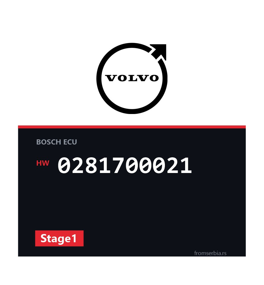 Volvo FM13 0281700021 Stage1 tuning file
