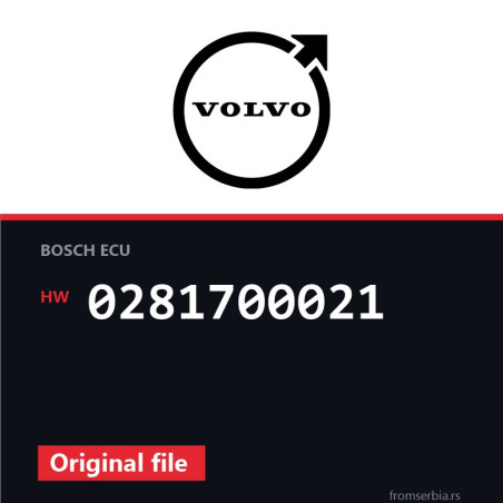 Volvo FM13 0281700021 original ECU file