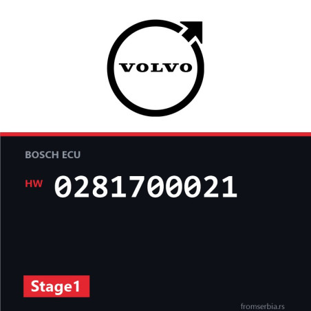 Volvo FM13 0281700021 Stage1 tuning file