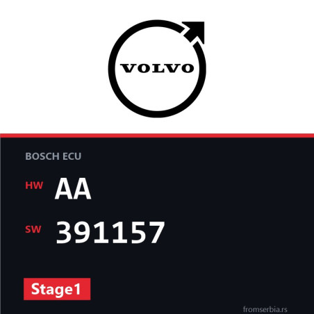 Volvo V70 AA 391157 Stage1 tuning file