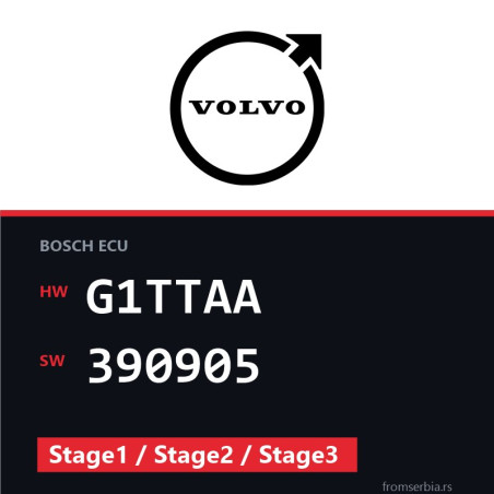 Volvo V70 G1TTAA 390905 Stage1 / Stage2 / Stage3 tuning file
