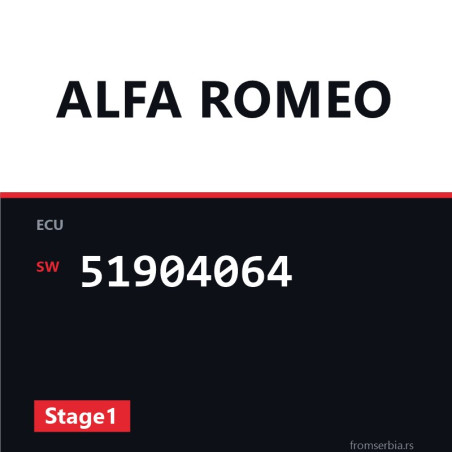 Alfa Romeo Mito 51904064 Stage1 tuning file