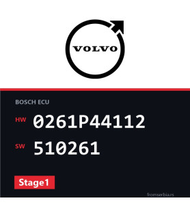 Volvo XC60 0261P44112 510261 Stage1 tuning file