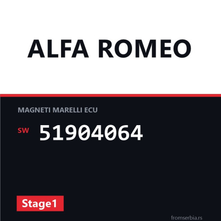 Alfa Romeo Mito 51904064 Stage1 tuning file