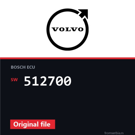 Volvo XC60 512700 original ECU file