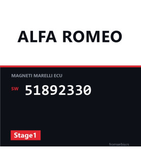 Alfa Romeo Mito 51892330 Stage1 tuning file