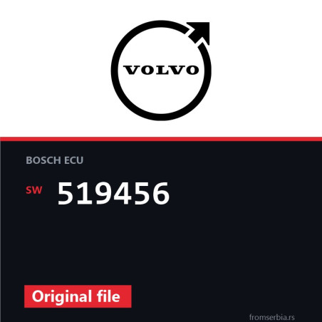 Volvo V70 519456 original ECU file